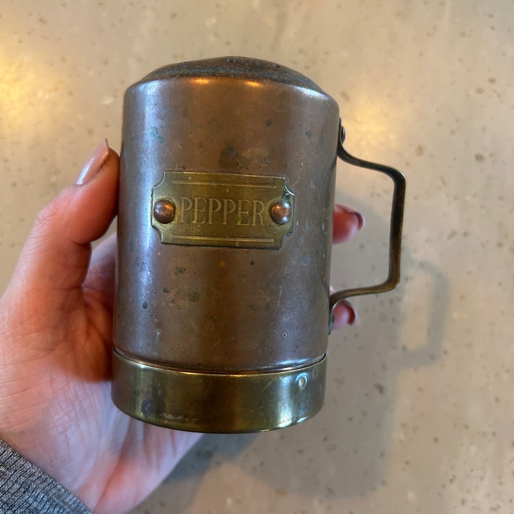 Vintage Brass Shakers